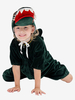 Pyjama Kigurumi Onesie Animal Halloween Combinaison en polyester pour enfant Chapeau