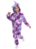 Pyjama Kigurumi Onesie Enfants Cadeaux Noël Costume De Pyjama Licorne Violet En Polyester