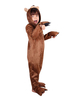 Pyjama Kigurumi Onesie Enfants Cadeaux Noël Costume De Pyjama Ours Brun Café En Polyester