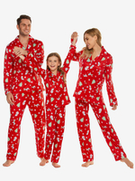 Pyjamas de Noël pour la famille Ensembles de pantalons à motifs de Noël pour tout-petits