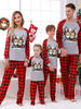 Pyjamas de Noël pour toute la famille Ensembles de Noël assortis pour bébé et adulte