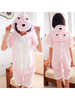 Pyjamas dinosaure Onesie Kigurumi Carnaval Soft Rose Jumpsuit court Summer Animal vêtements de nuit pour les adultes Déguisements Halloween
