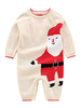 Pyjamas Kigurumi Bébé Combinaison de Cadeaux Noël Enfant Bébé Père Noël Déguisements Halloween