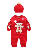 Pyjamas Kigurumi Bonhomme De Neige En Tricot Rouge Combinaison De Noël Pour Bébé Enfant Cadeaux Noël Avec Chapeau Déguisements Halloween