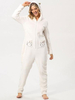 Pyjamas Kigurumi Carnaval Onesie Blanc Combinaison De Flanelle Brodée Costume Carnavals Kigurumi Carnaval Déguisements Halloween