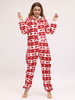 Pyjamas Kigurumi Carnaval Onesie Motif De Noël En Flanelle Combinaison Kigurumi Carnaval Costumes Déguisements Halloween