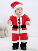Pyjamas Kigurumi Combinaison Enfant Cadeaux Noël Bébé Animé Père Noël Rouge Déguisements Halloween