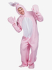 Pyjamas Kigurumi Onesie Halloween Combinaison en polyester rose pour adulte Costumes Kigurumi