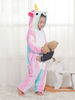 Pyjamas Rose Unicornio Kigurumi Carnaval Pyjamas Onesie 2021 Combinaison pour enfants Déguisements Halloween