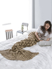 Queue Sirène Pyjama Tricot Couverture Pour Dormir Hiver Automne Adulte Déguisements Cadeaux Halloween