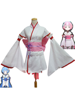 Re zéro départ Life dans un autre monde Ram Kimono Cosplay Costume jeune Ram Cosplay Déguisements Halloween