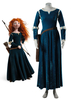Rebelle Princesse Mérida Cosplay Robe Déguisements Halloween