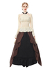 Renaissance médiévale ensemble jupe gothique victorienne femmes irlandaise juste pirate corsage robe Déguisements Halloween Cosplay Costume
