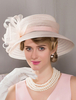 Retro Hat Costume Accessoires Rose Doux Femmes Arcs Vintage Cap Déguisements Halloween