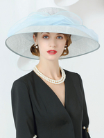 Retro Hat Royal Vintage Costume Accessoires de cheveux Big Cap pour les femmes Déguisements Halloween