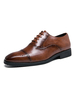 Richelieus pour homme moderne bout rond sangle réglable PU cuir richelieu chaussures