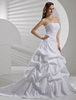 Robde mariée classique encolure droite