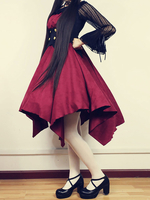 Robe à bretelles lolita éblouissante en coton Robe Déguisements Halloween