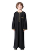 Robe arabe pour garçons; couleur unie; manches longues Arabian Abaya