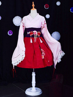 Robe asymétrique Wa Lolita Robe asymétrique lolita de kimono rose Déguisements Halloween