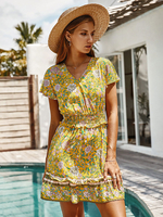 Robe avec Manches Courtes d