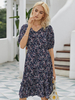 Robe avec Manches Courtes d