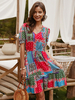 Robe avec Manches Courtes d