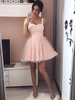 Robe Ballet Evasée Femmes Courte Silhouette Avec Les Dentelles Bas Evasée à Col V et Dos Nus Robe de Bal Femmes Courte