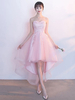 Robe belle de bal A-ligne Tissu de satin encolure en coeur avec applique asymétrique