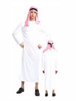 Robe Blanche De Nuit Arabe Costume Hommes Avec Bandeau Déguisements Halloween Hommes