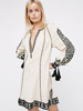 Robe Champêtre 2022 Séduisante Robe Bohémienne Manches Longues En Coton Mélangé Casual Été De Plage