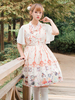 Robe Classol Lolita OP Robe Neverland Garden Cat Bow Lolita avec Arc Déguisements Halloween
