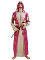 Robe Costume Arabe Homme Avec Bandeau Costume Asiatique Déguisements Halloween