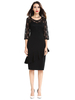 Robe crayon noire