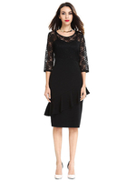 Robe crayon noire