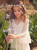Robe cérémonie fille; robe de cortège enfant; robe fille de fleur