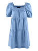 Robe dété à col bateau Robe de plage bleu ciel clair