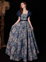 Robe de bal 2022 A-ligne sans bretelles en satin mat longueur au sol ceinture robes de soirée