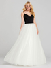 Robe de bal Col en V Robe de bal Col en V Sans Manches Dos Nu Polyester Tulle Blanc Robes de reconstitution historique