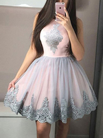 Robe de bal encolure carrée en organza sans manches en tulle fleur brodée robes dinvité de mariage