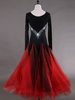 Robe de bal Performance color-block en organza pour adultes Déguisements Halloween