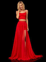 Robe de bal Robe de bal Sans bretelles Polyester Sans Manches Rouge Fendue devant Robes de reconstitution historique