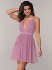 Robe de bal Robes de fête sans manches en polyester en V-Line