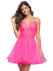Robe de bal Robes de fête sans manches en polyester en V-Line