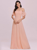 Robe de bal rose épaules dénudées A-ligne sans manches ceinture en mousseline de soie robes de reconstitution historique