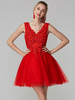 Robe de bal rouge col en V robe de bal sans manches perles à lacets tulle dentelle robes de reconstitution historique