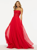 Robe de bal sans bretelles ligne a sans manches en dentelle robes dinvitées de mariage