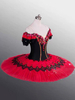 Robe de Ballet rouge fille adulte ballerine strass fleurs dentelle Polyester robe ensemble vêtements de Performance