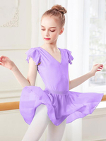 Robe de ballet Violet Ballerine enfants plissée Oeuvre d