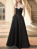 Robe de cocktail robe de soirée bustier décolleté au sol